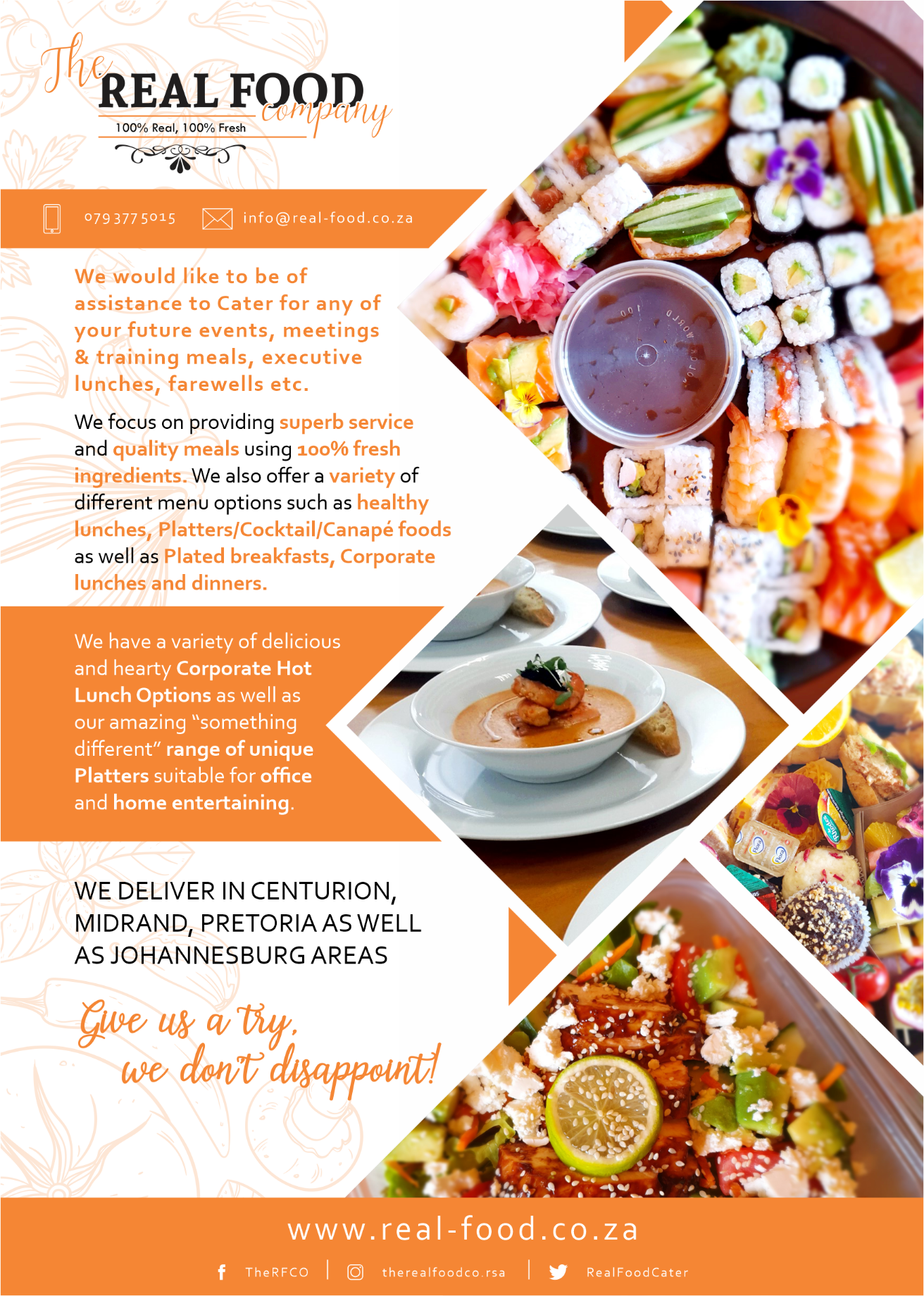 Catering in Gauteng